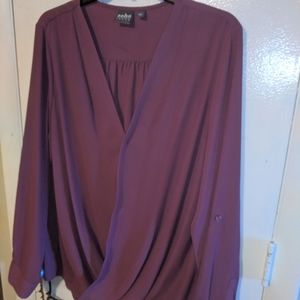 GORGEOUS New York & Company Blouse Sz Large